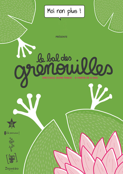 Affiche spectacle Le bal des grenouilles