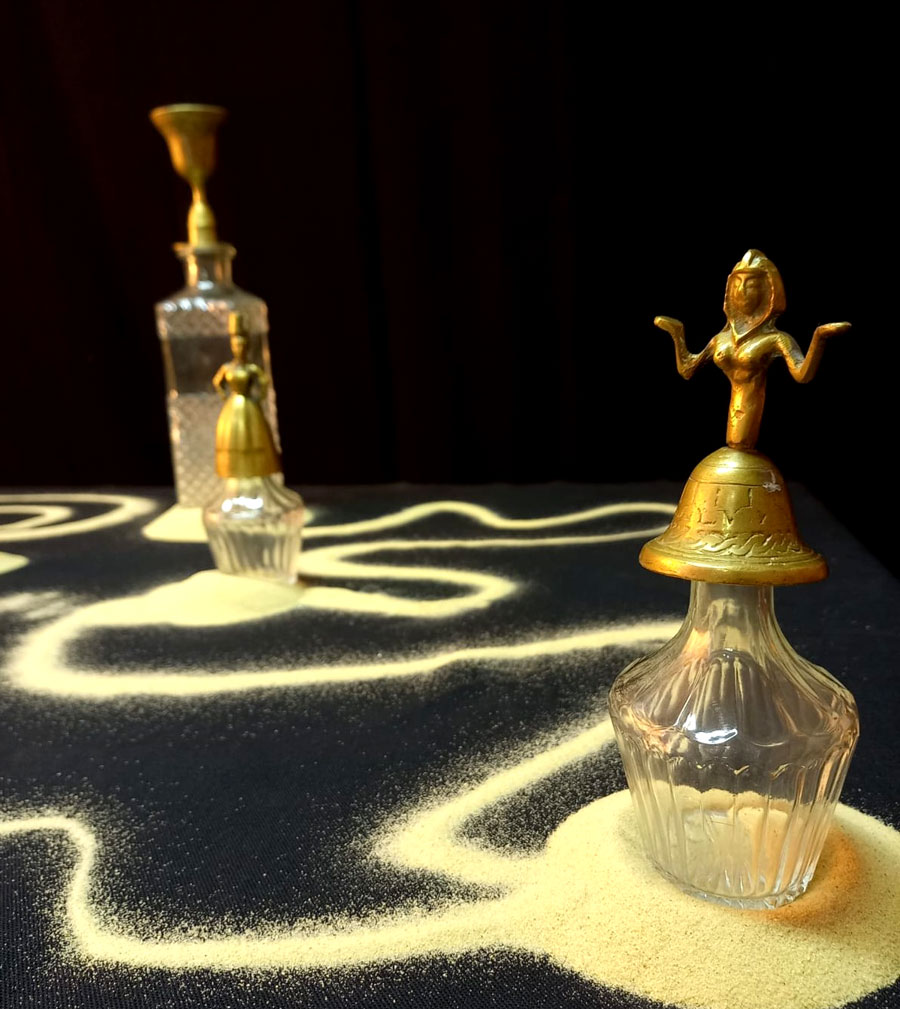 Objet mis en avant dans la mise en scène.