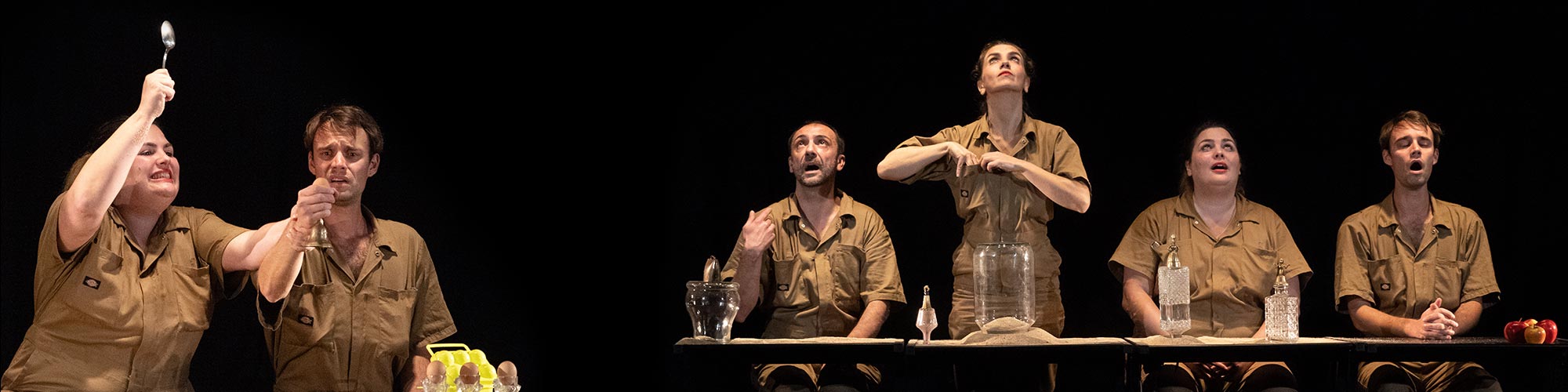 Théâtre d’objets dans le spectacle Warren.