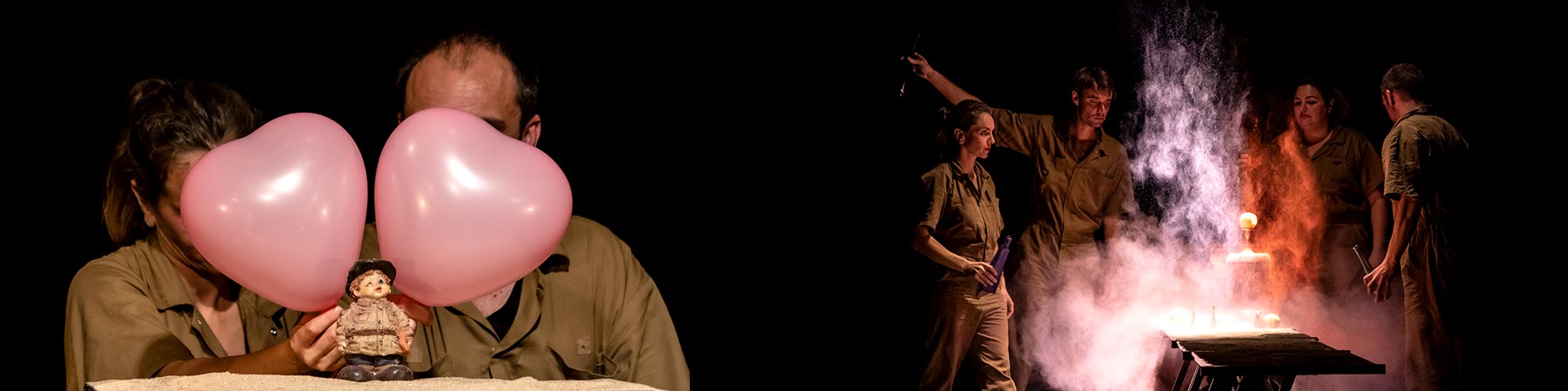 Mise en scène du spectacle Warren.