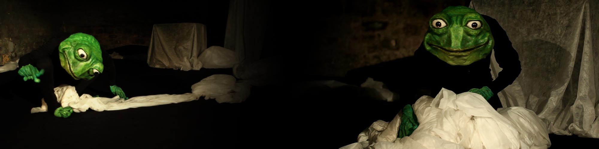 Ambiance scénique du spectacle Le Bal des Grenouilles.