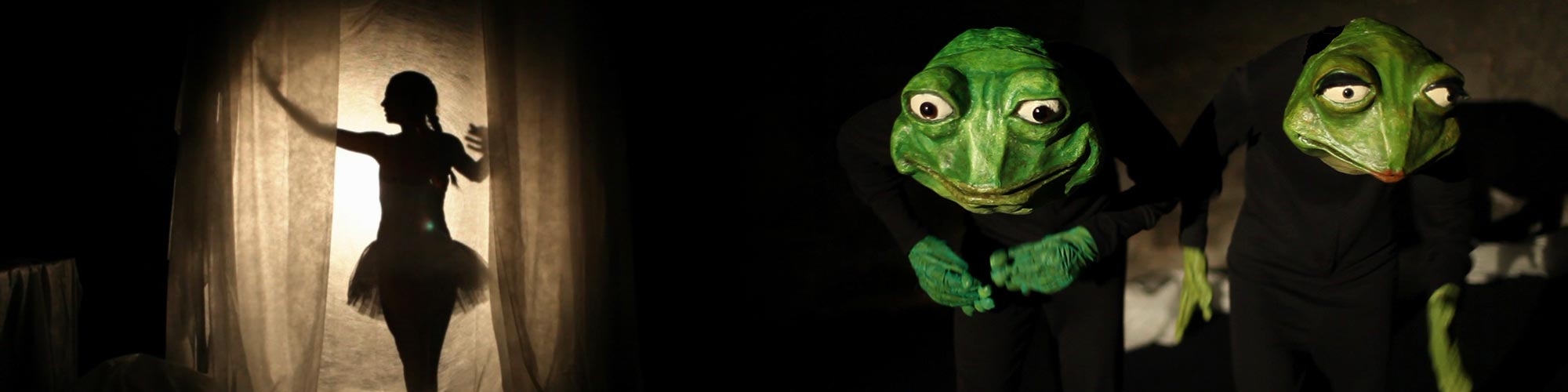 Théâtre d’objets et jeu corporel dans Le Bal des Grenouilles.